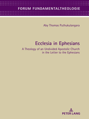cover image of Ecclesia in Ephesians